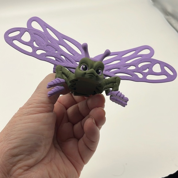 Lenny Dragon Fly 3D-Printed Fidget Toy Fun Collectible Stress… - Picture 3 of 3